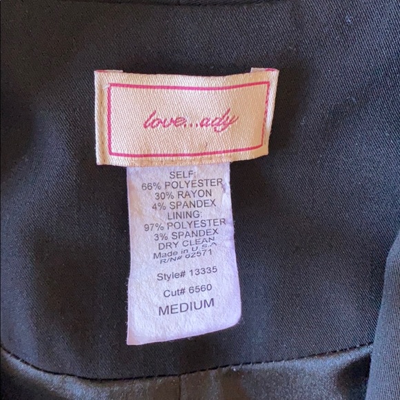 Structured Black Blazer - Picture 3 of 7